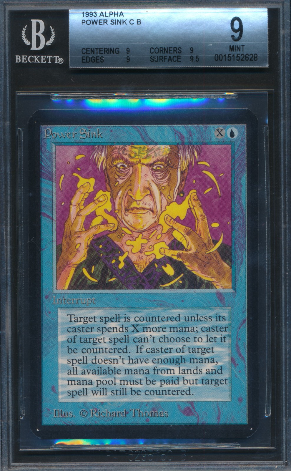 Alpha Power Sink BGS 9 Graded Magic MTG (2628) -magicgraders-