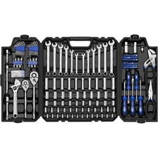 Mechanics Tool Set, General Assorted SAE/Metric Sockets and Wrenches Automotive