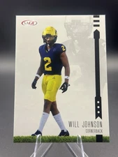 Will Johnson 2025 Sage High Series #200 Black RC Arizona Cardinals 