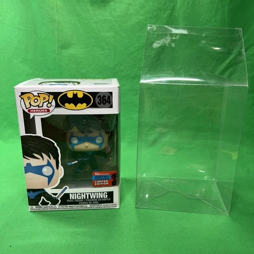 Funko POP! Heroes DC Comics Batman Nightwing NM+ 2020 NYCC Exclusive Figure New