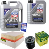 Mann Inspektionspaket Liqui Moly 6L 10W-40 FüR Vw Transporter Iv Kasten 1.9 Td