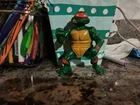 Vintage Teenage Mutant Ninja Turtles MICHAELANGELO 1988 TMNT Figure- Soft Head