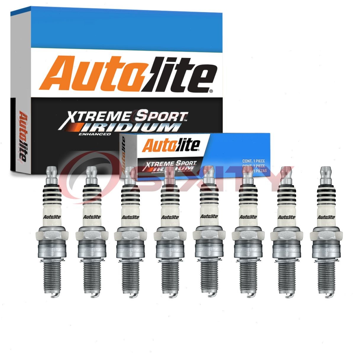 8 pc Autolite Xtreme Sport XS4302 Spark Plugs for CR43TS ASF42C 653 4218 kh