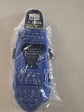 STABILicers Walk Traction Cleat for Walking On Snow and Ice, Blue, Medium