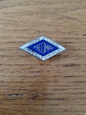 PRECIMAX JOHN LUND Crosshills Keighley grinding machines vintage enamel BADGE