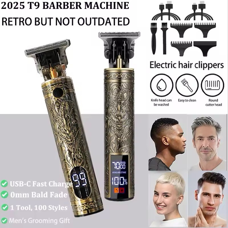 Rasoir tondeuse pour entretien quotidien des cheveux courts et barbes