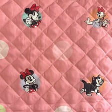Disney Big One Minnie Mouse Twin Quilt and Sham Set, Pink Comforter