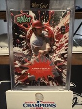 2024 Wild Card Splat Baseball Johnny Bench HOF Legend 2/2