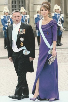 **ORIGINAL POSTCARD-2010***KÖNIGIN RANIA-KÖNIG ABDULLAH II.-ADEL-ROYAL-MONARCHIE