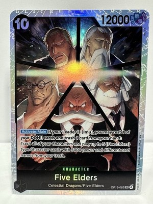 Five Elders OP13-082 SR ONE PIECE Card Game NM