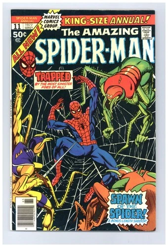 Amazing Spider-Man Annual 11 (VF-) Gil Kane cover! 1st SPIDER-SQUAD! 1977 i533
