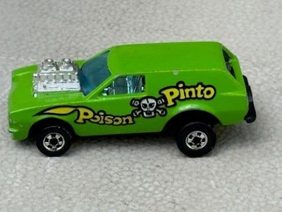 1975 Hot Wheels POISON PINTO Blackwall Light Green Enamel Flying Colors VGC