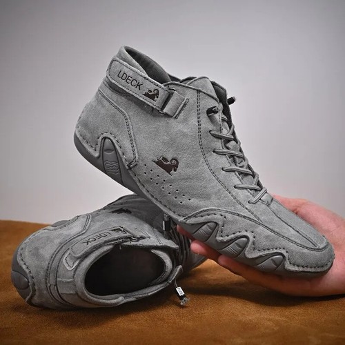 Ankle Boots for Men Outdoor Light Casual Leather Shoes Winter Luxury Men Shoes M - Picture 6 of 8