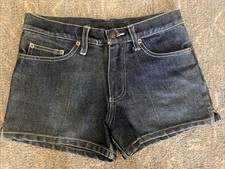 Vintage 70s dfx Divine Funky Xtreme Denim Short Shorts Hot Pants J nior XS 3/5