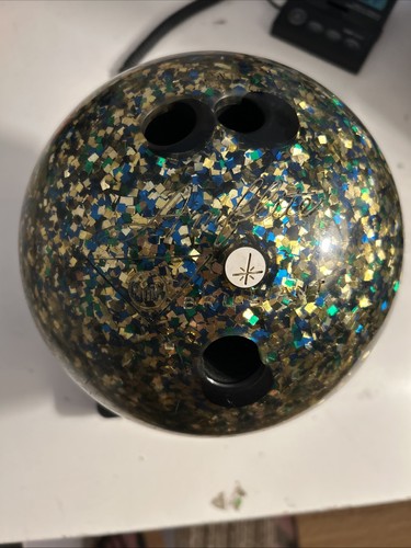 Vintage Amf Amflite Brilliant Bowling Ball 15 Lb 12 Oz