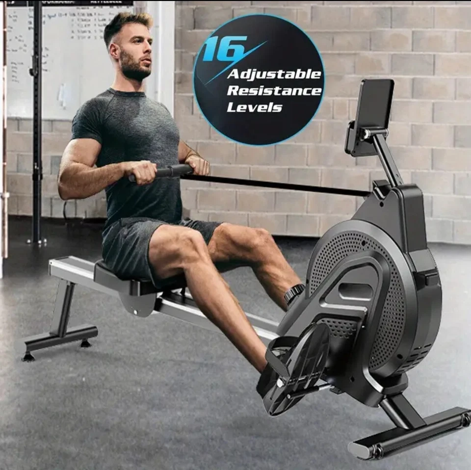 Magnectic Rowing Machine For Home Gym With 16 Resistance Levels - Image 2 of 4