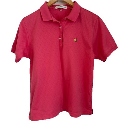Magnolia Lane Masters Golf Shirt Women s Size M Pink  Collard Polo Shirt
