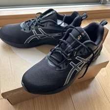 Asics Men Sneakers 9.5US Black 27.5cm Unused Sports Shoes