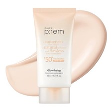 MAKE P:REM Glow Beige Tone-Up Sunscreen 50ml  SPF50 PA    Tracking