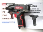 NEW Hyper Tough 99307 12V MAX 12 Volt 1/4" Cordless Impact Driver - Tool Only