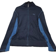 Hugo Boss Mens Navy with Light Blue Sides Tracksuit Top Men's Large