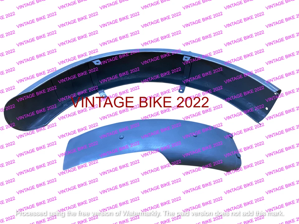 Guardabarros trasero incomparable G3L AJS 16m modelo militar crudo 1949 CON ESTANCIA/APTO PARA Foto 3 de 4