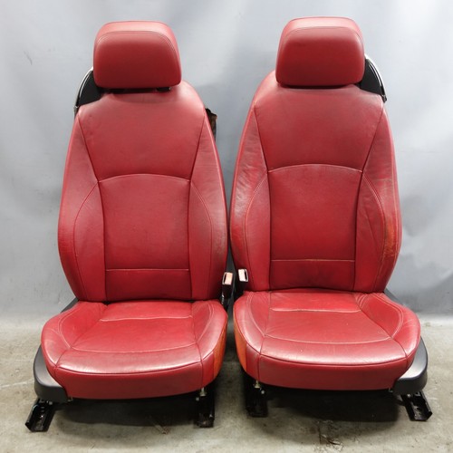 2003-2008 BMW E85 E86 Z4 Roadster Coupe Factory Front Seat Pair Red ...