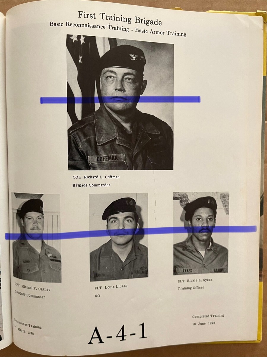 1978 U.S. ARMY BASIC SCHOOL YEARBOOK, A-4-1 1ST TRAINING BRIGADE