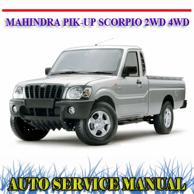 MAHINDRA PIK-UP SCORPIO 2WD 4WD WORKSHOP SERVICE REPAIR MANUAL ~ DVD - Picture 1 of 3