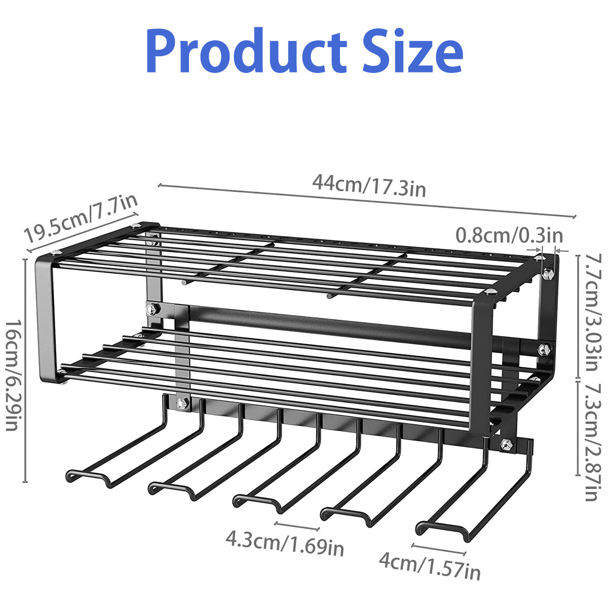 power-tool-organizer-electric-drill-storage-rack-wall-mount-garage-tool