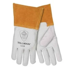 Tillman 1328 Top Grain Goatskin TIG Welding Gloves 4" Cuff CHOICE - MED LARGE XL