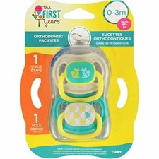 The First Years Orthodontic Pacifier Stage 1, Fox Design - 2 Count