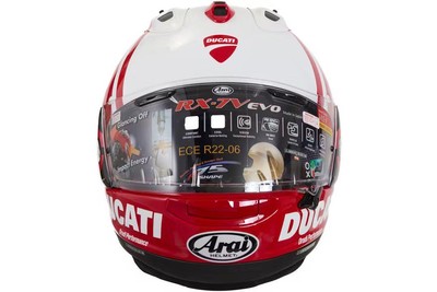 Arai RX-7X Supreme Ducati Corsair-X L Size 59-60cm Snell Full Face 