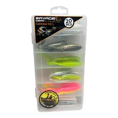 SAVAGE GEAR CANNIBAL LURE BOX KITS 20Pcs  m