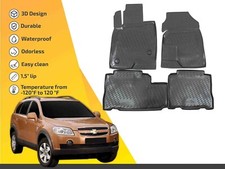 Custom Floor Liners Mats Tray For Chevrolet Captiva 2008-2014 Full Set