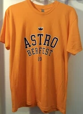 Next Level Houston Astros Beer Fest T-Shirt Mens M Defunct King’s Biergarten