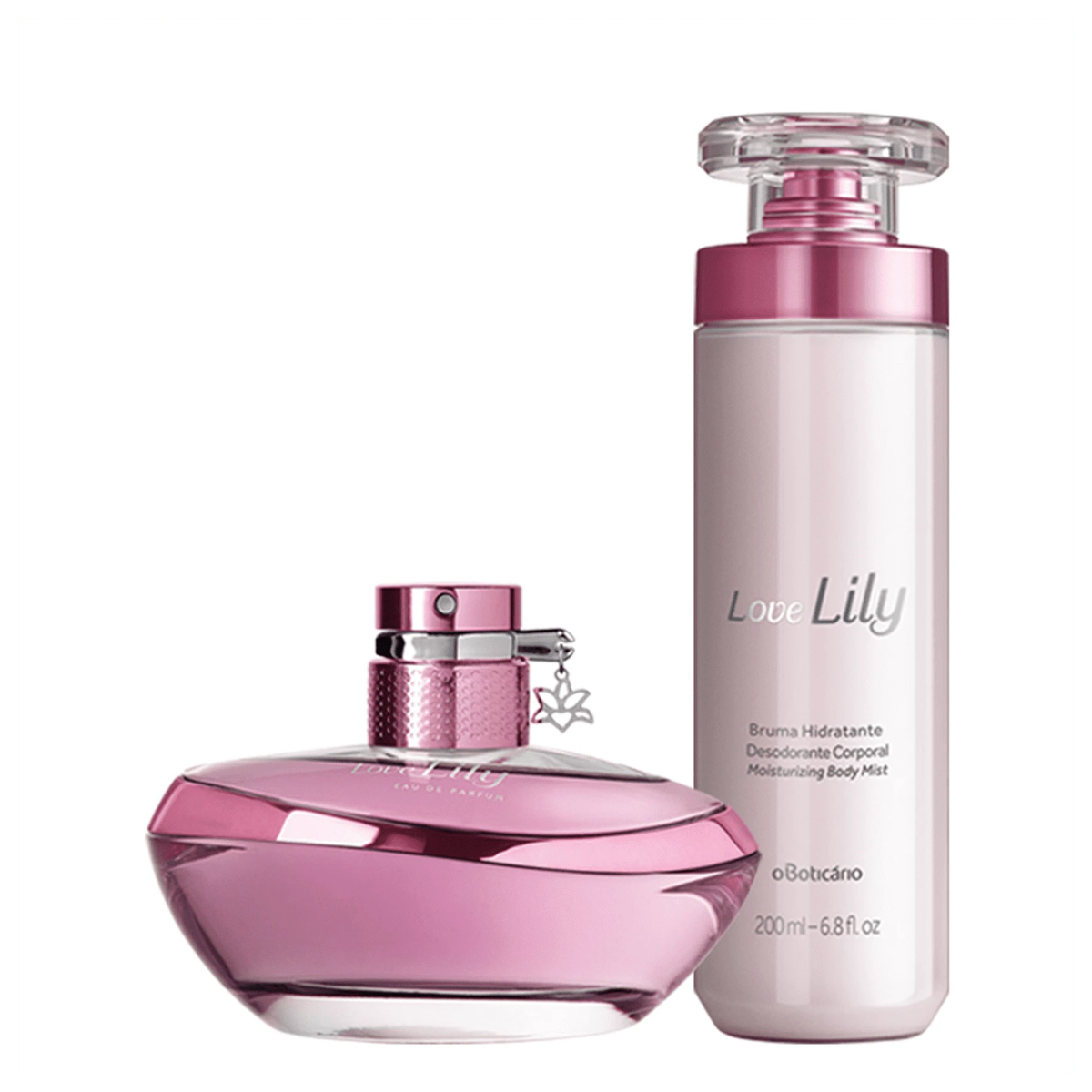 Kit Love Lily: Eau De Parfum 75ml + Moisturizing Deodorant Body