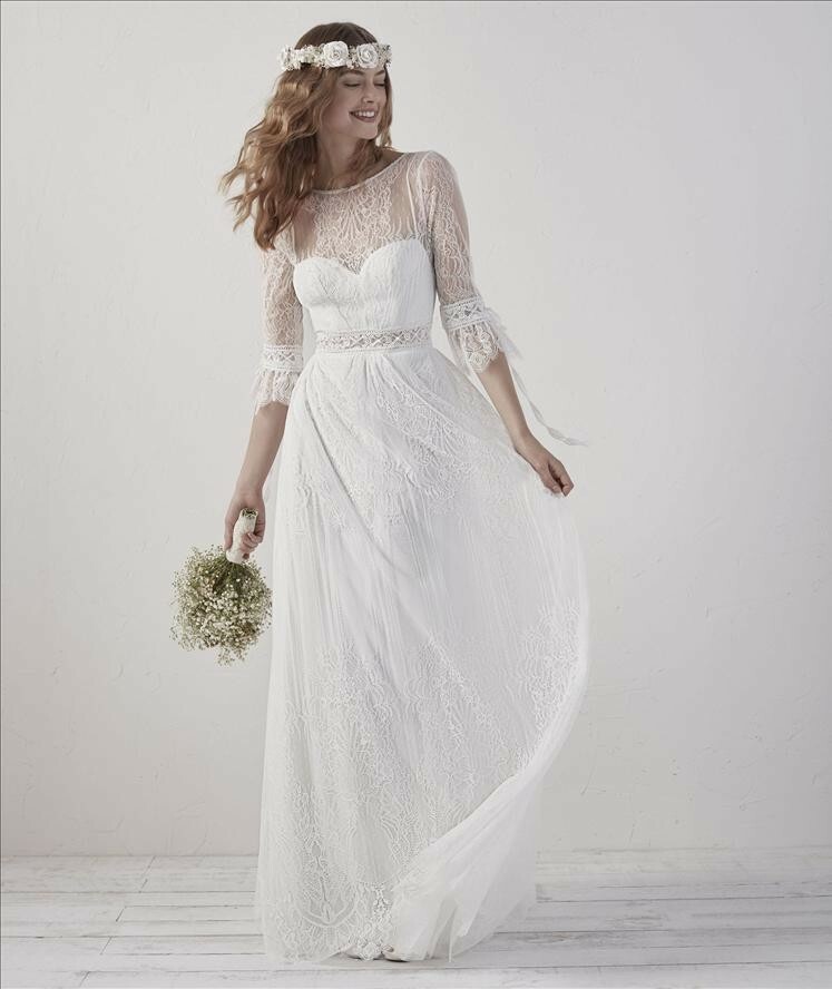 Wedding Dresses Pronovias Drens 28 Edel By Pronovias Size 12 RRP