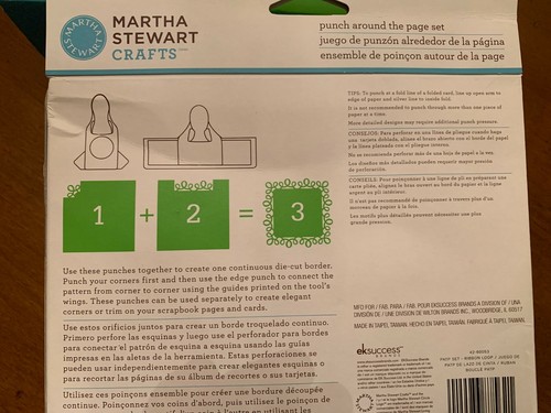 Martha Stewart Punch Around The Page Choice Of 2 Piece Sets New In Box - Picture 7 of 19