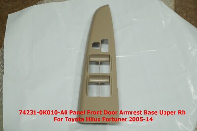 74231-0K010-A0 PANEL DRIVER ARMREST BASE UPPER RHD FOR TOYOTA