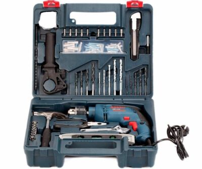 New Bosch Impact Drill Gsb 13 Re + 100 Pcs Accessory Kit Professional Tool GEc