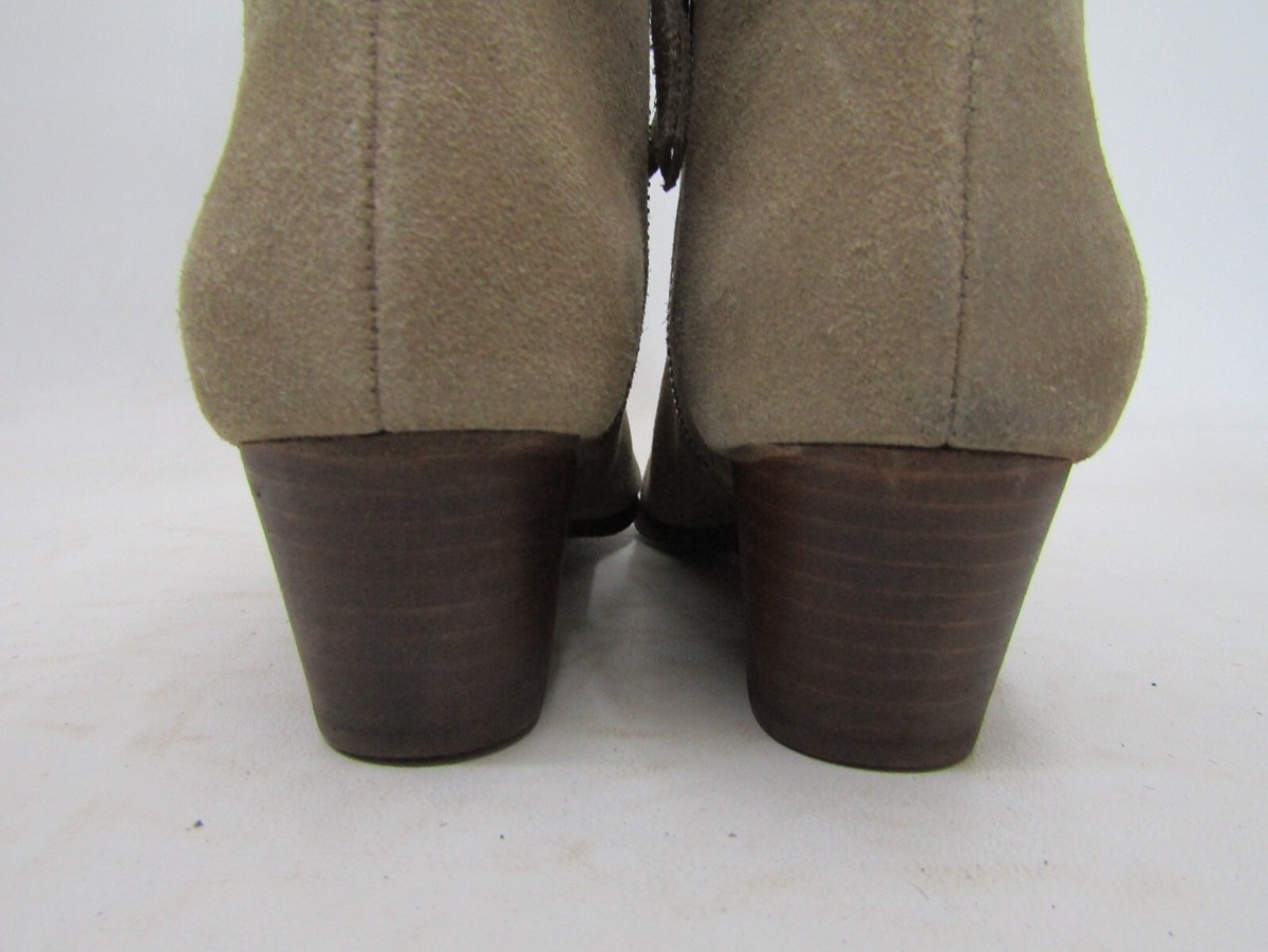 Banana Republic Womens Size 8.5 M Brown Suede Zip Ankle 