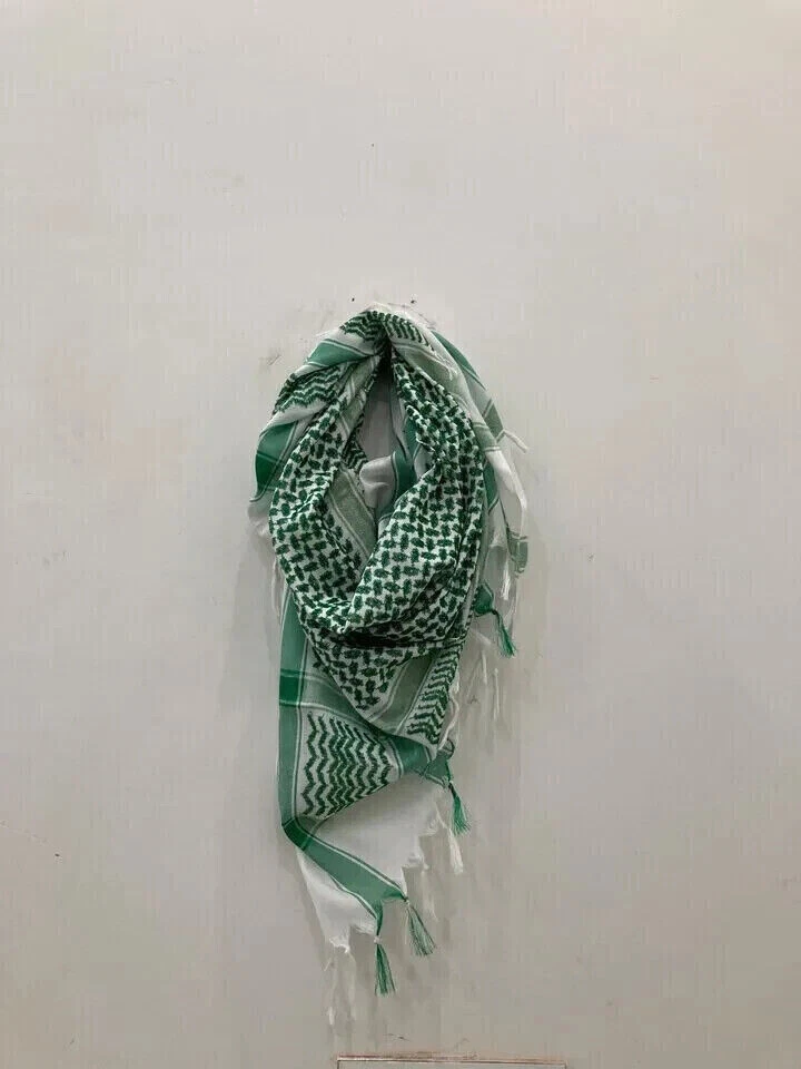 Arab Scarf Kufiya Arafat Cotton Keffiyeh Shemagh All Original Made In Palestine