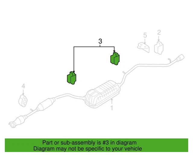 Nuevo suspensión de tubo de escape de goma para Mazda 3, 5, CX-3 2004-2019 OEM # LF07-40-061B Foto 2 de 2