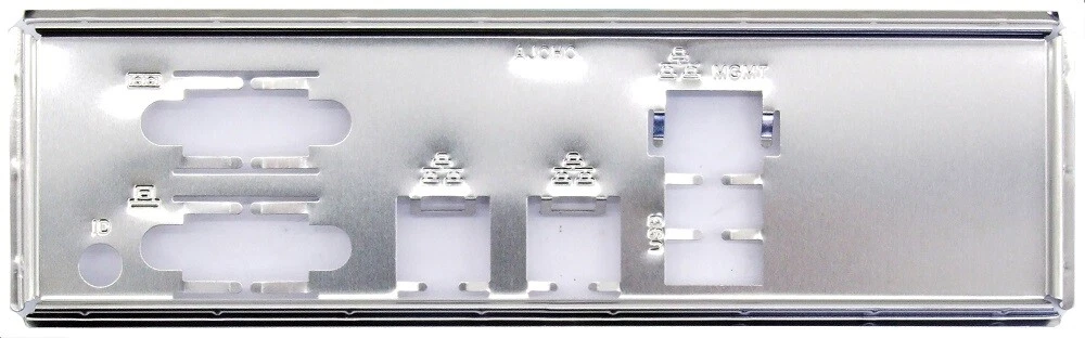 Plaque Arrière I/O Shield En PLA Pour Carte Mère ASROCK 775I65GV Rev 1.05