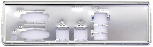 Asrock 13G024257000AK I/O Shield Blende Cover Blech X470D4U Rack Server Board