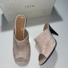 Joie Olya Suede Blush Mules