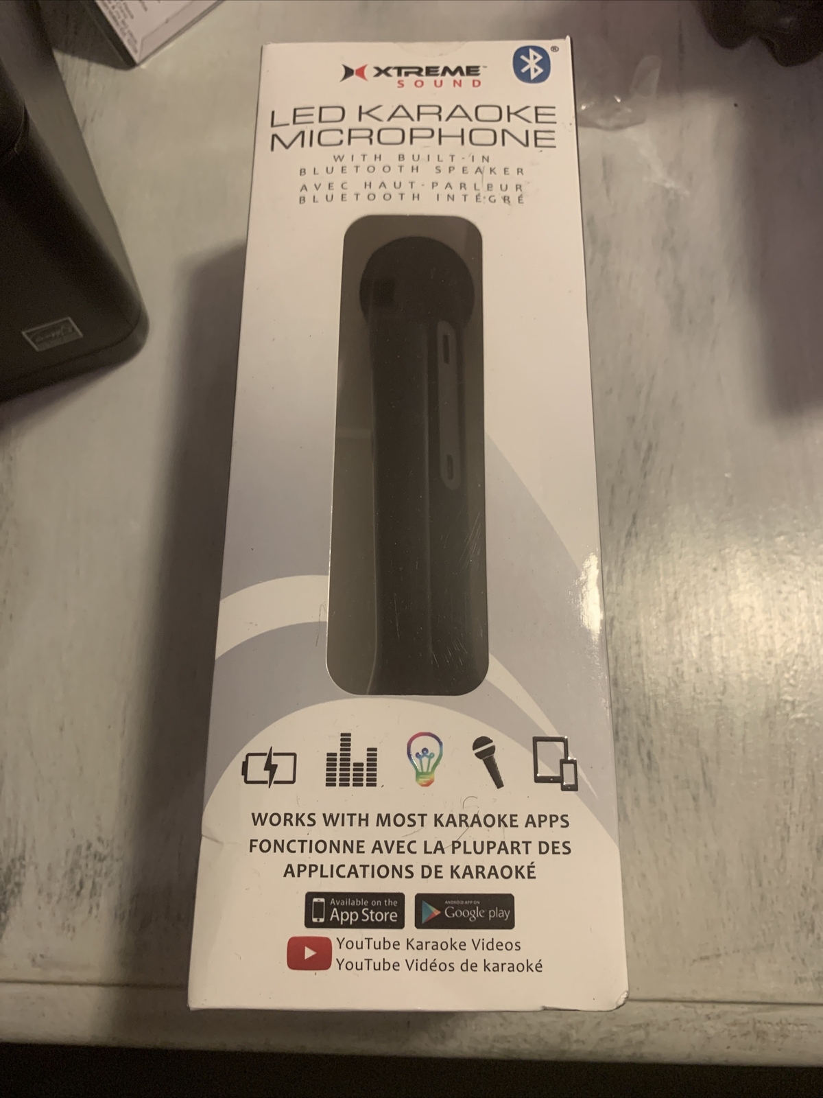 xtreme sound bluetooth karaoke microphone and speaker