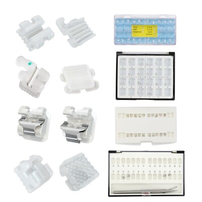 Orthodontic Ceramic Bracket Metal Slot Self Ligating 3M Clarity Damon Clear AO