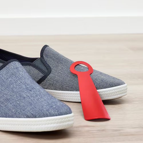 Zapato IKEA SNOSKYFFEL 18 cm Rojo Brillante - Paquete de 3 Compacto Fácil Agarre Ayuda de Viaje - Imagen 2 de 2